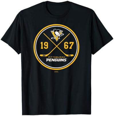 Pittsburgh Penguins Prize Dark Heather Officially Licensed T-Shirt - T-Shirt | Black