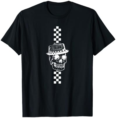 Ska Head Checkerboard T-Shirt - T-Shirt | Black