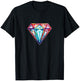 Diamond Black Black Men's Cool Shirts T-Shirt - T-Shirt | Black