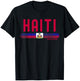 Haiti Flag | Men Women Kids | Patriotic Haitian T-Shirt - T-Shirt | Black