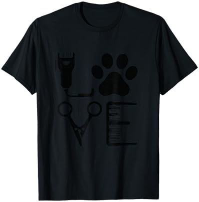 Funny Groomer Pets Dog Grooming T-Shirt - T-Shirt | Black