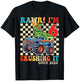 6th Birthday Monster Truck Dinosaur Party Boys Rawr I'm 6 T-Shirt - T-Shirt | Black