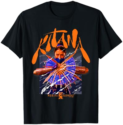 Mortal Kombat 2 Kitana Fans T-Shirt - T-Shirt | Black